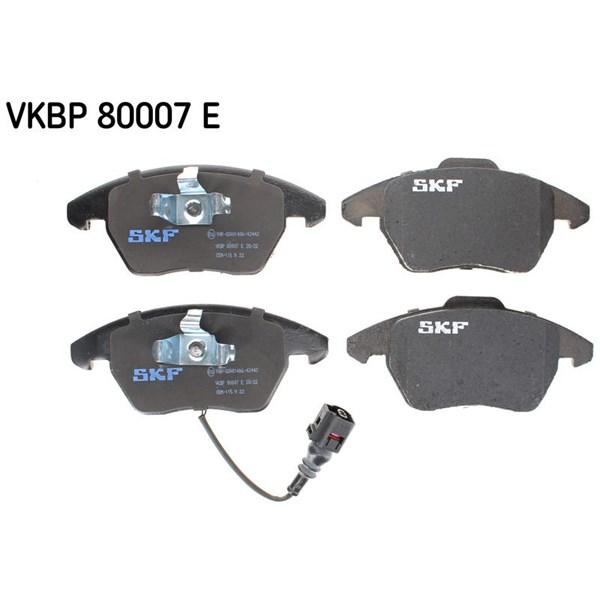 Bromsbeläggsats, Framaxel Skf VKBP 80007 E SKF