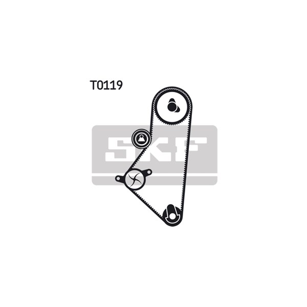 Kamremskit med vattenpump Skf VKMC 03202-1 SKF