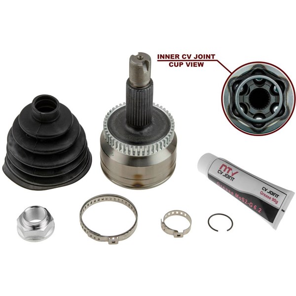 Drivknut, Framaxel, Tvåsidig Nty NPZ-HY-558 NTY Drivknut, Framaxel, Tvåsidig Nty NPZ-HY-558 NTY