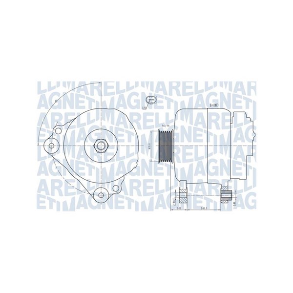 Generator 14V 140A Magneti marelli 063731992010 MAGNETI MARELLI