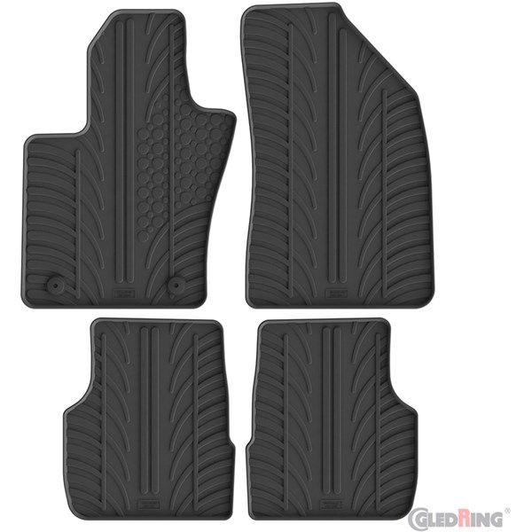 Gummimattor Alfa Romeo Tonale 2022- , Fram eller bak Gledring GL  GledRing