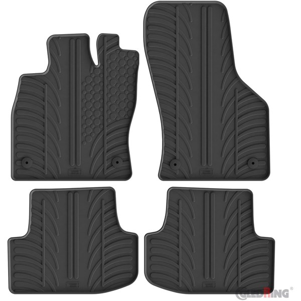 Gummimatta kupé Audi A3 (8Y) Sportback/Sedan excl. MHEV, Fram och GledRing