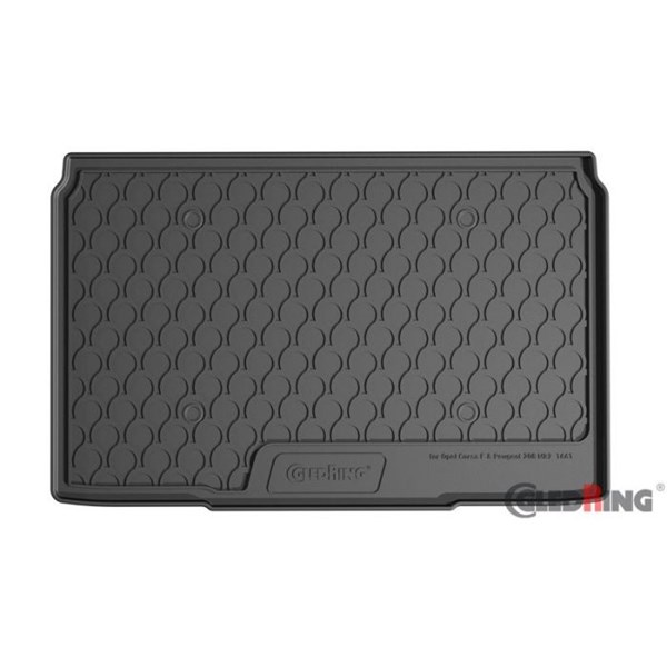 Bagagerumsmatta Opel Corsa F & Peugeot 208 II, Bagageutrymme Gled GledRing