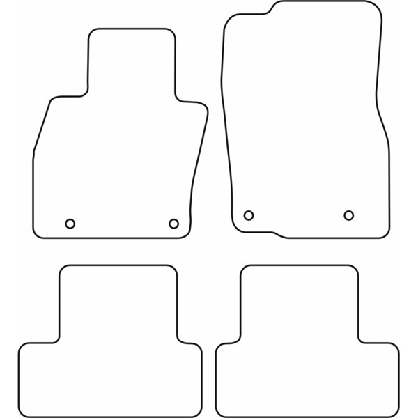 Textilmatta, kupé, Fram eller bak Autostyle TM MA547V AutoStyle