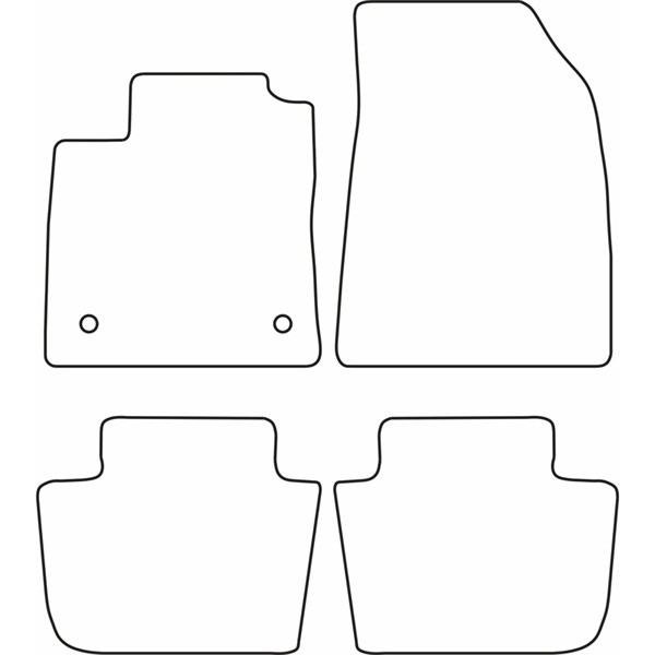 Textilmatta, kupé, Fram eller bak Autostyle TM MG505 AutoStyle