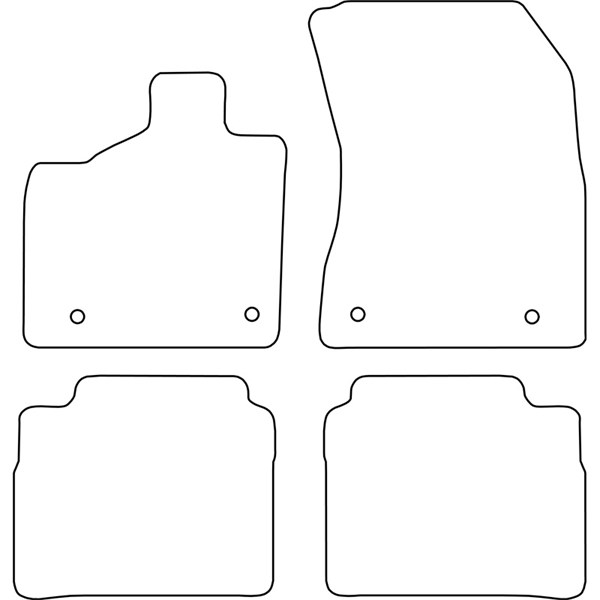 Textilmatta, kupé, Fram eller bak Autostyle TM NI547V AutoStyle