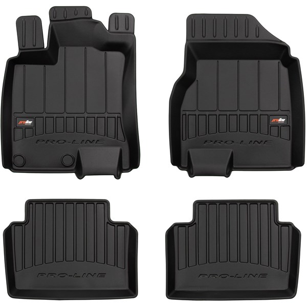 Golvmatta satt Nissan Qashqai I Passenger 2006-2013 Frogum 3D4082