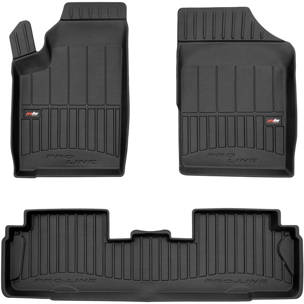 Golvmatta satt Peugeot Partner I Passenger 1996-2010 Frogum 3D409