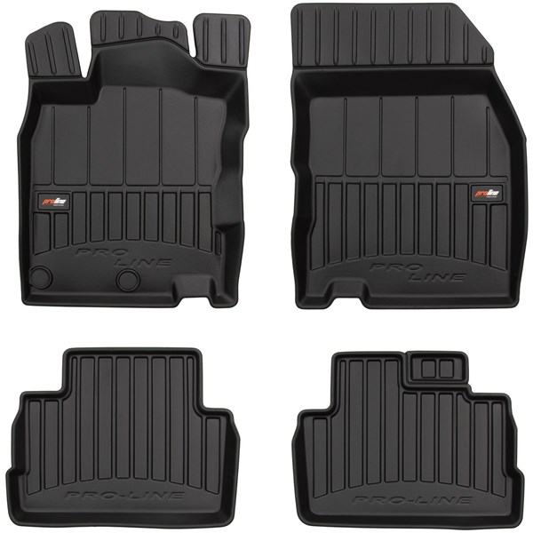 Gummimatta, kupé	 3D PROLINE Nissan Qashqai II 2013-2021 Frogum 3