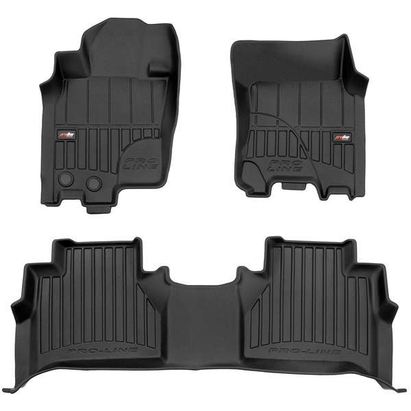 Golvmatta satt Nissan Navara IV Passenger 2014-2022 Frogum