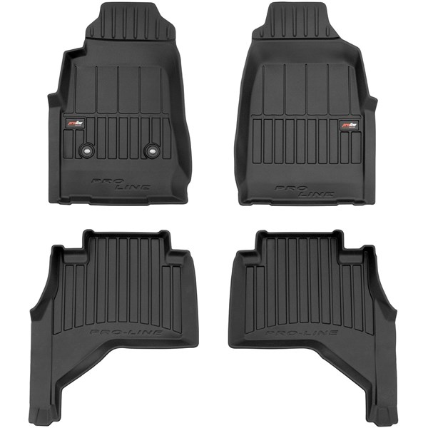 Golvmatta satt Isuzu D-max II Passenger 2011-2019 Frogum