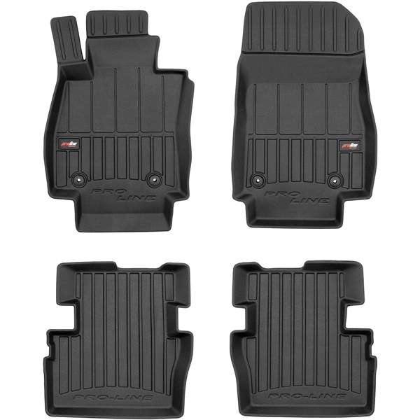 Golvmatta satt Mazda 2 Iii Passenger 2014- Frogum 3D427228
