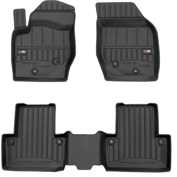 Golvmatta satt Volvo Xc90 I Passenger 2002-2016 Frogum 3D427426