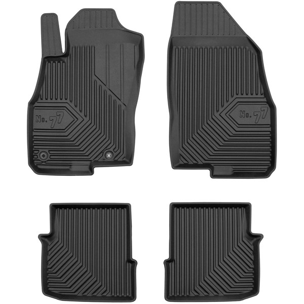 Djupa bilmattor 2.5D FIAT Punto Evo 2009-2012 Frogum 77426436 Frogum
