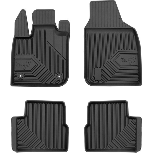 Djupa bilmattor 2.5D FIAT 500e II Electric 2020- Frogum 77426559 Frogum