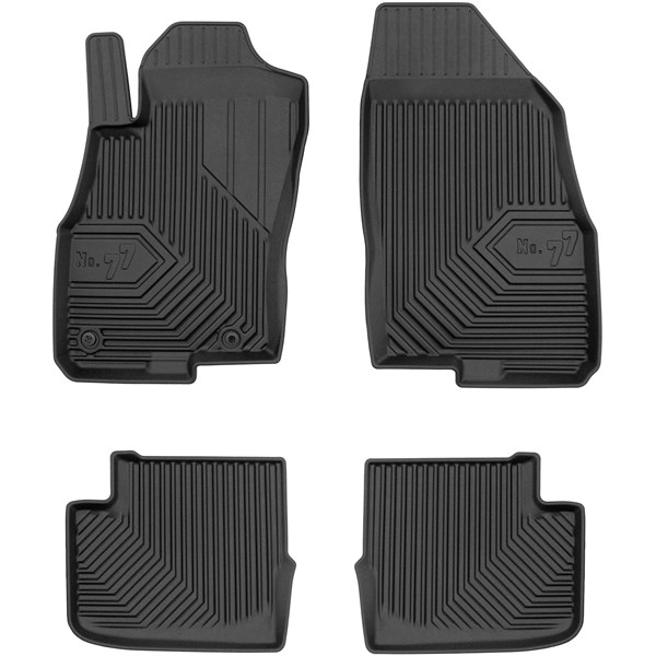 Djupa bilmattor 2.5D FIAT Punto Evo 2005-2018 Frogum 77426986 Frogum