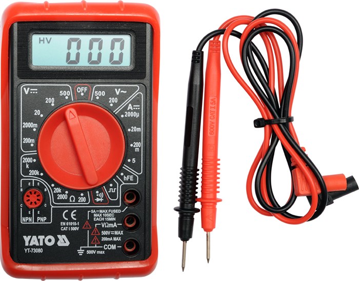 Digital multimeter 12v, Universal Yato
