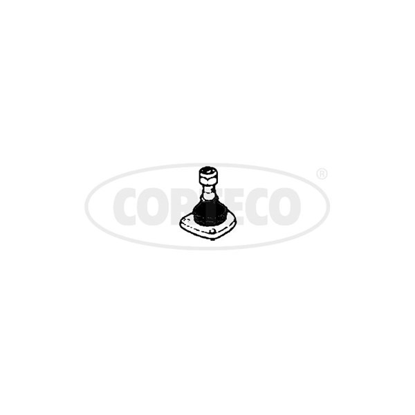 Kulled / Spindelled, framaxel höger, framaxel vänster, Upptill Co CORTECO