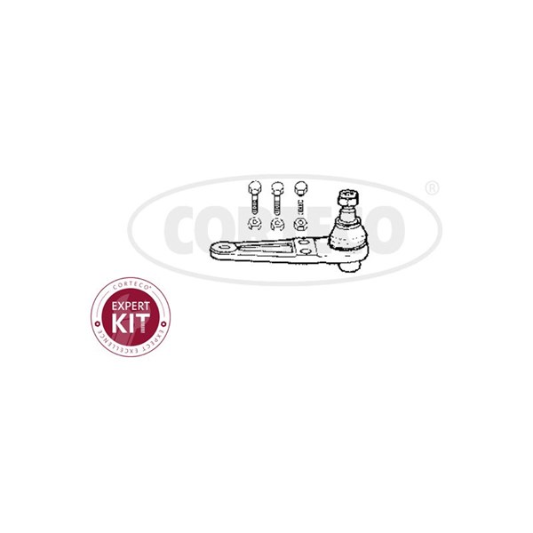 Kulled / Spindelled, framaxel vänster Corteco 49395975 CORTECO