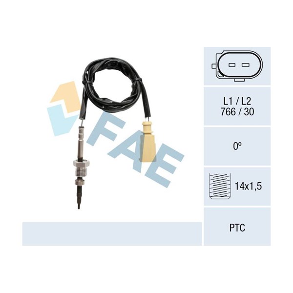 Sensor, avgastemperatur Fae 68030 FAE