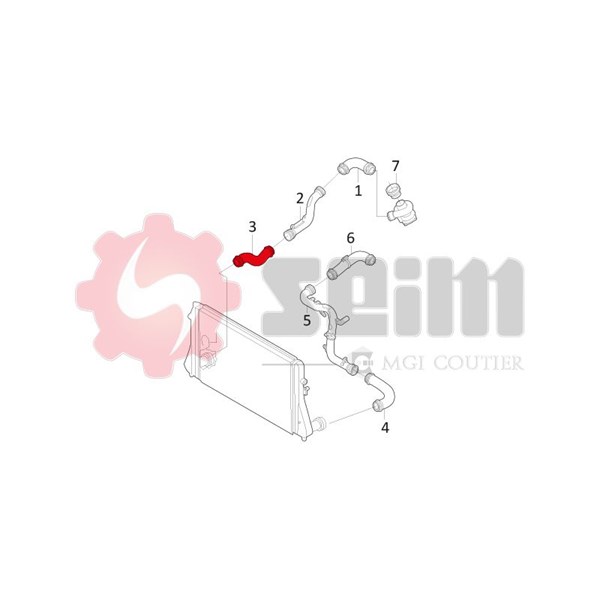Laddluftslang Seim 981034 SEIM