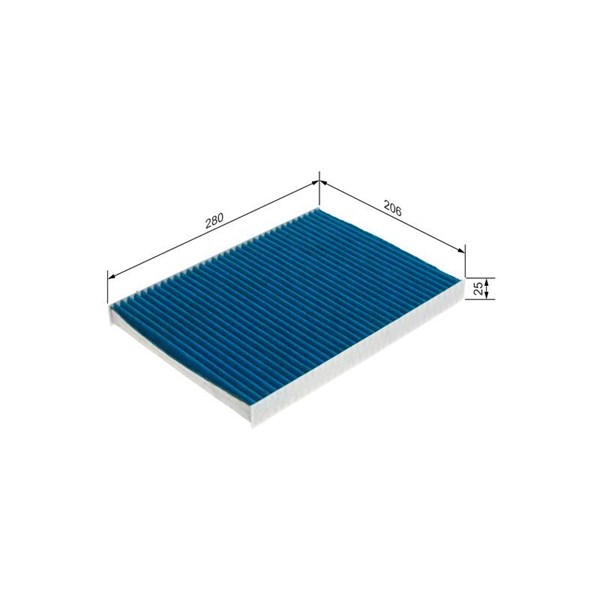 Kupefilter Bosch 0 986 628 563 BOSCH