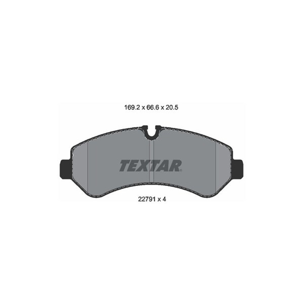 Bromsbeläggsats, Bakaxel Textar 2279101 TEXTAR