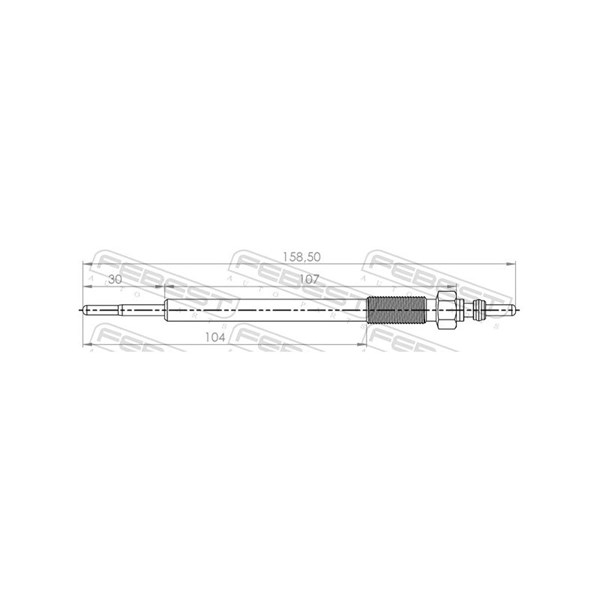 Glödstift 7V Febest 05642-004 FEBEST Glödstift 7V Febest 05642-004 FEBEST
