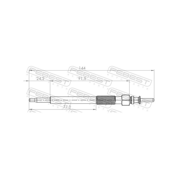 Glödstift 11V Febest 18642-001 FEBEST Glödstift 11V Febest 18642-001 FEBEST