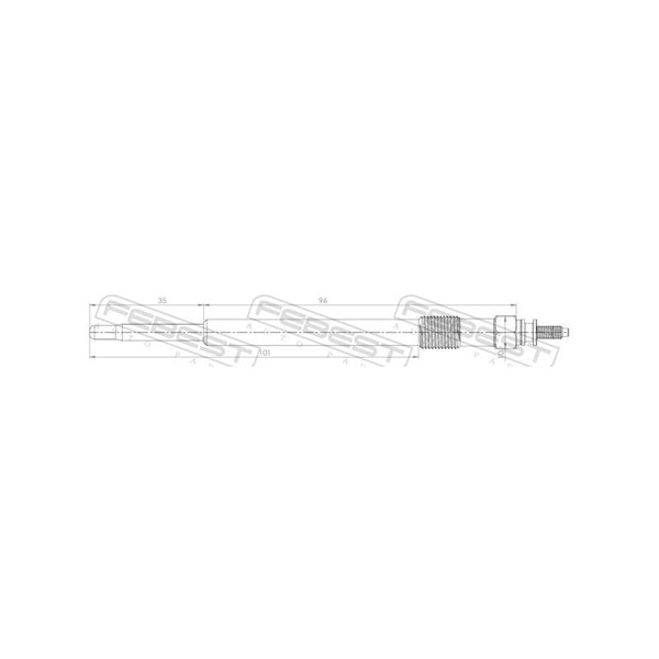 Glödstift 11,5V Febest 21642-001 FEBEST