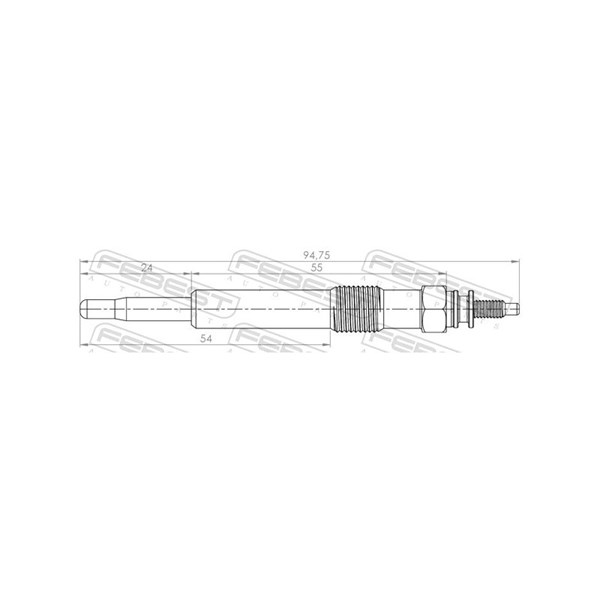 Glödstift 10V Febest 21642-003 FEBEST