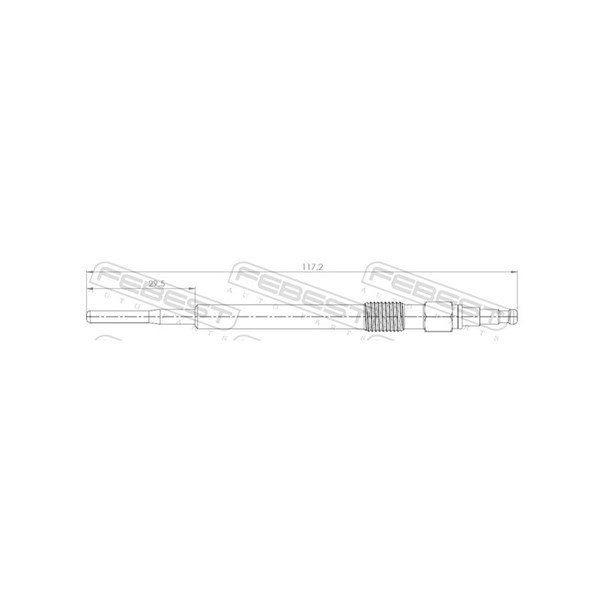 Glödstift 4,4V Febest 23642-005 FEBEST