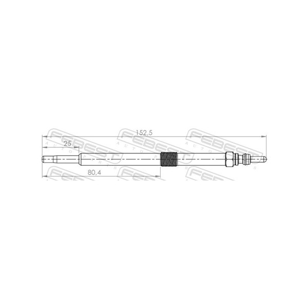 Glödstift 11V Febest 24642-003 FEBEST