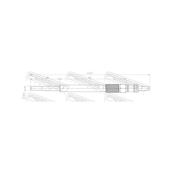 Glödstift 5V Febest 25642-005 FEBEST