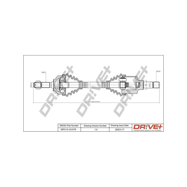Drivaxel Citroen C3 I (fc_, Fn_), framaxel vänster