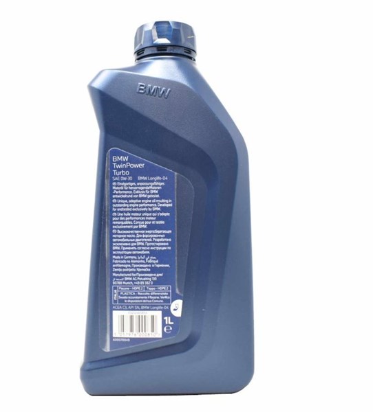 Motorolja Bmw Twin Power 0w-30 Longlife-04, 1l, Universal Original