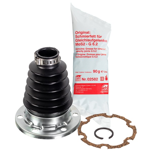 Dammskydd, drivaxel, på växellådssidan, framaxel höger, framaxel  FEBI BILSTEIN