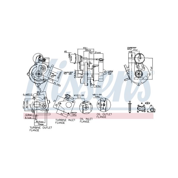Turbo Nissens 93073 NISSENS