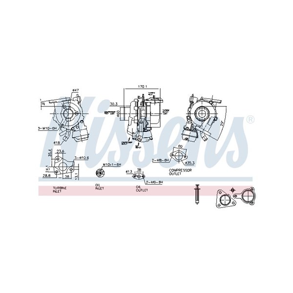 Turbo Nissens 93425 NISSENS Turbo Nissens 93425 NISSENS