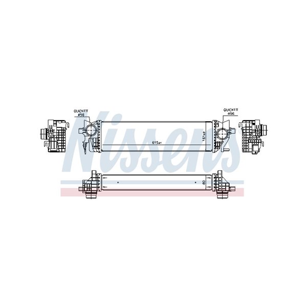 Intercooler Nissens 96133 NISSENS Intercooler Nissens 96133 NISSENS