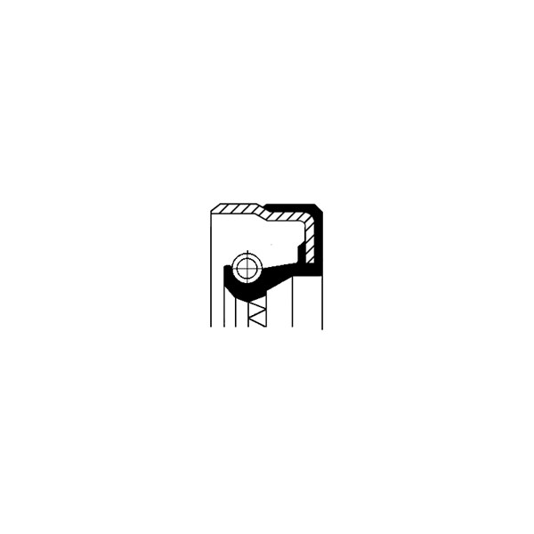 Oljepackningsring, differential, Utgång Corteco 49364336 CORTECO