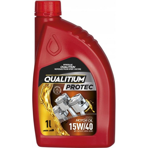Motorolja Qualitium Protec 15w/40 A3/b3, 1l Qualitium 15W-40 1L P QUALITIUM