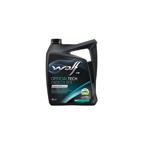 Motorolja Wolf Officialtech 0w-20 C5 Rfe,5l, Universal WOLF