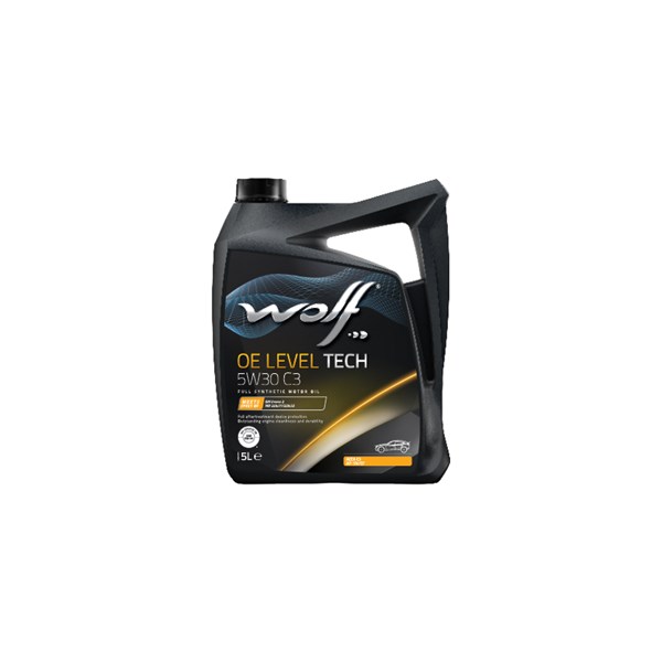 MOTOROLJA WOLF OE LEVEL TECH 5W-30 C2, C3,5L Wolf 1043901 WOLF