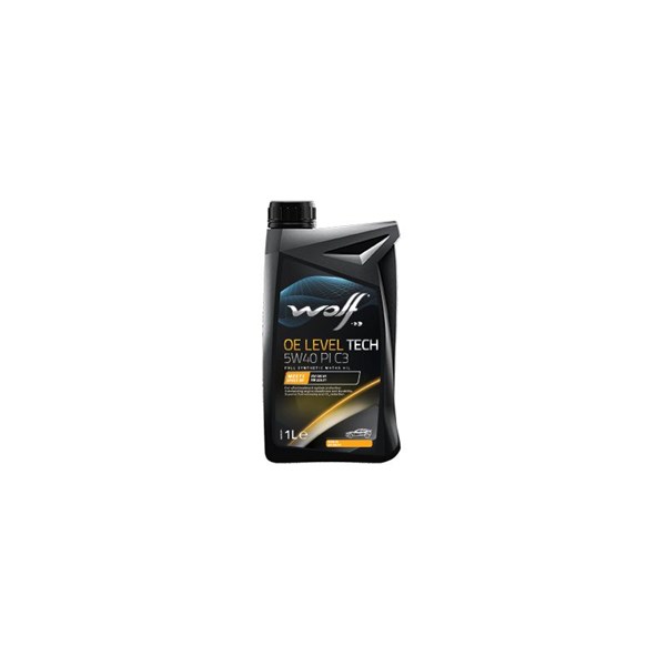 MOTOROLJA WOLF OE LEVEL TECH  5W-40 PI C3,1L Wolf 1044238 WOLF
