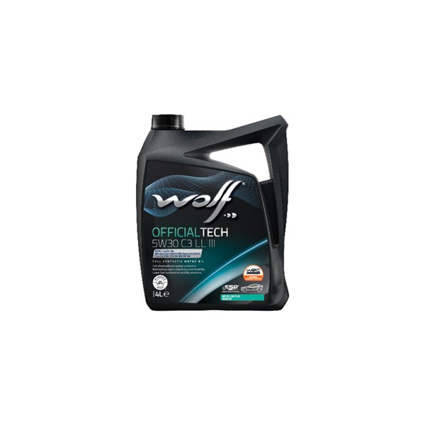 Motorolja Wolf Officialtech 5w-30 C3, C2 Ll Iii,4l, Universal WOLF