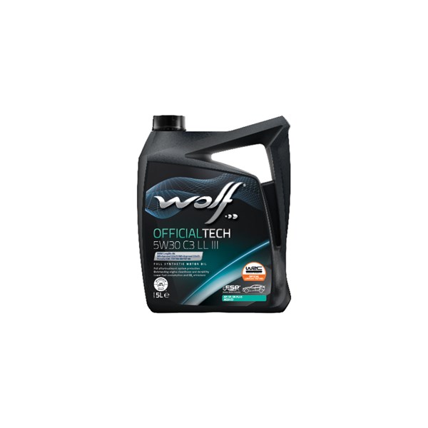 Motorolja Wolf Officialtech 5w-30 C3, C2 Ll Iii,5l, Universal WOLF