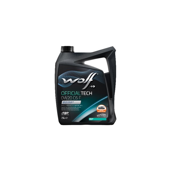 Motorolja Wolf Officialtech 0w-20 C5, C6 F,5l, Universal WOLF