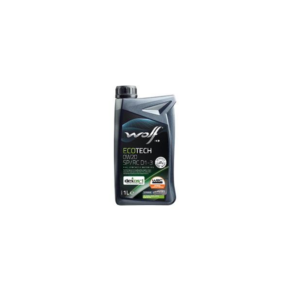 MOTOROLJA WOLF ECOTECH 0W-20 SP/RC D1-3,1L Wolf 1049889 WOLF