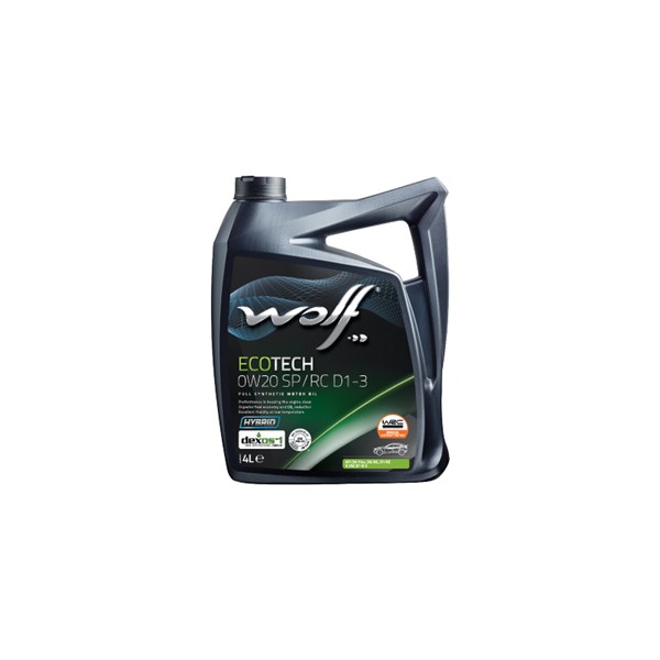 MOTOROLJA WOLF ECOTECH 0W-20 SP/RC D1-3,4L Wolf 1049891 WOLF